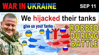 11 Sep UNBELIEVABLE Ukrainians CHASE RUSSIANS ON A STOLEN RUSSIAN TANK  War in Ukraine Explained [upl. by Miltie]