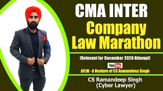 CMA INTER LAW MARATHON BY CS RAMANDEEP SINGHCYBER LAWYER [upl. by Nadbus]