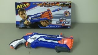 REVIEW Nerf Elite Rough Cut 2x4  Unboxing Review amp Firing Test [upl. by Goldshlag802]