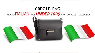 Creole Italian Bag Cheap but Premium quality review [upl. by Mariand]