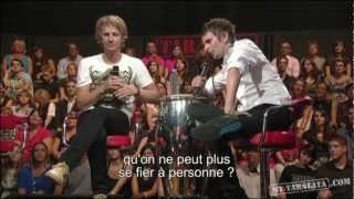 MUSE  Interview Part I Live On TARATATA Oct 2009 [upl. by Ecyrb]