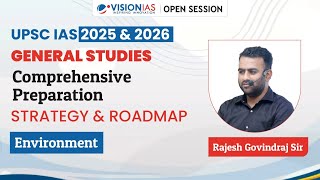 UPSC IAS 2025 amp 2026  General Studies I Comprehensive Preparation Strategy amp Roadmap  Environment [upl. by Syl]