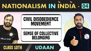 Nationalism in India 04  Civil Disobedience Movement  Sense of Collective Belonging  NCERT [upl. by Notlaw]