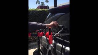 3 bike racks how to install in SUV [upl. by Glynias427]