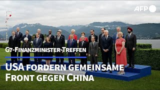 Welthandel USA fordern bei G7 geeinte Reaktion auf Chinas DumpingPolitik  AFP [upl. by Valdis]