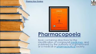 Introduction to Pharmacopoeia [upl. by Ocirrej]