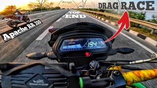 Bajaj Dominar 400 UG Bs6 2023 vs Apache RR 310 Drag Race 20  Highway Top End [upl. by Nile246]