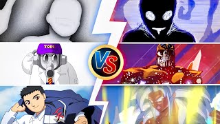 Truth VS Anti SpiralToriBot VS Astral Regulator ThanosKami tenchi VS Future Goku Black VS white [upl. by Debor]