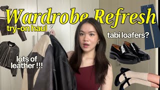 WARDROBE REFRESH TRY ON HAUL ⭐️ fall winter clothing  Alyssa Lyanne [upl. by Irianat]