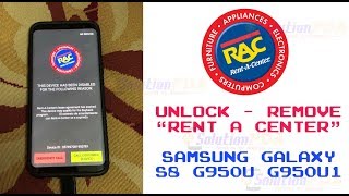 Unlock Rent A Center RAC G950U Samsung Galaxy S8 G950U G950U1 OK [upl. by Shaffer870]