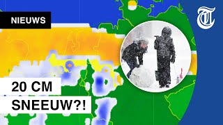 Sneeuw op komst zo gaat het los dit weekend [upl. by Atikram]