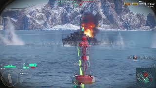 Warpack World of Warships mod launch and gameplay with Aimbot ESP Prediction and other features [upl. by Llerred]