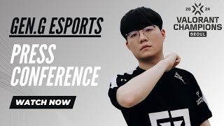 Gen G vs Team Heretics Gen G VCT Champions Seoul Post Match Interview  Esports vctchampions [upl. by Admama]