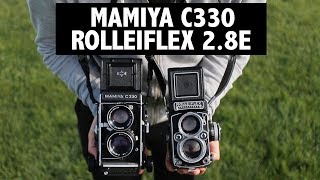 Rolleiflex 28e versus Mamiya C330 [upl. by Helbonnah]