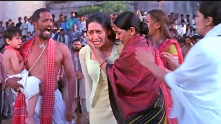 बेशरम औऱत हैं तू मर्द की लाश पड़ी और भाग निकली  Karishma Kapoor Nana Patekar  Shakti Movie Scene [upl. by Senecal]