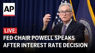 LIVE Federal Reserve Chair Jerome Powell speaks after FOMC meeting [upl. by Reg]