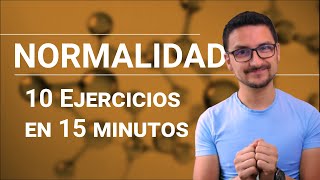 Calculo de la Normalidad de una solución La mejor Explicación [upl. by Graubert]