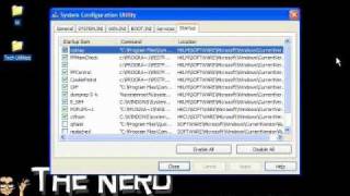 Using MSCONFIG to speed up your PC Make computer Faster [upl. by Herrod926]