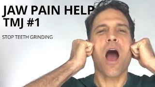 TMJ Exercises 1  Jaw Pain Help  Teeth Grinding [upl. by Ramah359]