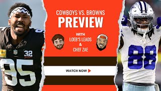 WEEK 1 PREVIEW  DALLAS COWBOYS VS CLEVELAND BROWNS [upl. by Tadeas]