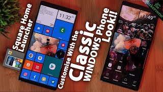 Get the Classic Windows Tile Look  Windows Square Tile Homescreen Launcher  2021 Guide [upl. by Sorci382]