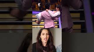 Nora reacts to Terence Dance norafatehi dance shorts [upl. by Yeleek120]