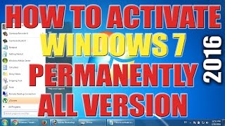 How to Activate Windows 7 UltimateProfessional Without Product Key [upl. by Nellahs]