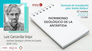 Patrimonio geológico de la Antártida [upl. by Acinomaj]