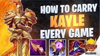 WILD RIFT  How To Carry EVERY GAME On Kayle Jungle  Challenger Kayle Gameplay  Guide amp Build [upl. by Inaffets846]