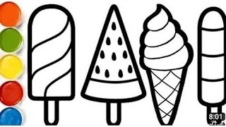 How to draw an Icecream for kids [upl. by Bernardine]