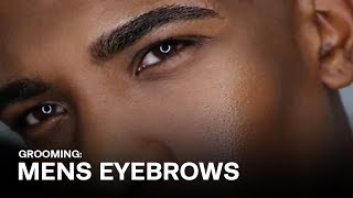 A Quick Mens Eyebrow Tutorial  Routine For Neat Natural and Clean Brows [upl. by Rawna]