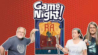 Ra  GameNight Se11 Ep16  How to Play and Playthrough [upl. by Nakah]