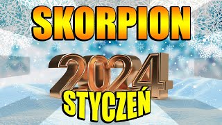 ❄️SKORPION TAROT HOROSKOP STYCZEŃ 2024 ROK❄️ [upl. by Nairdna]