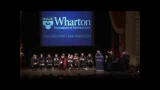 Wharton MBA for Executives San Francisco Graduation Ceremony 2012 [upl. by Eves778]