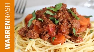 Spaghetti Bolognese Recipe  Easy Italian classic  Recipes by Warren Nash [upl. by Philpot693]