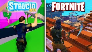 Roblox Strucid Zone Wars VS Fortnite Zone Wars [upl. by Sheepshanks769]