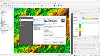 Download DEMs in QGIS for a Specified Extent with the OpenTopography DEM Downloader Plugin [upl. by Alodee]