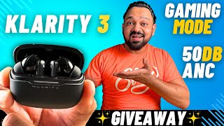 Boult Klarity 3 🔥Rs 1999⚡ Premium Build🔥Earbuds With ANC And ENC⚡ Best Gaming TWS Under 2000 [upl. by Herwin]