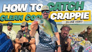 How to Catch Clean amp Cook Crappie  Fishing in Lake Casa Blanca [upl. by Afatsom544]