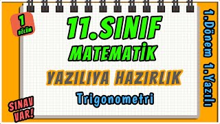 11 Sınıf Matematik  1 Dönem 1 Yazılıya Hazırlık 1 BÖLÜM REHBER MATEMATİKsınavvar [upl. by Ecnaiva638]