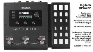 Digitech RP360XP direct recording [upl. by Ruby]