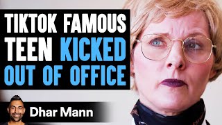 TikTok FAMOUS TEEN Kicked Out Of Office Instantly Regrets It  Dhar Mann [upl. by Annat]