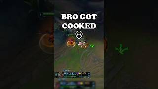 BRO GOT COOKED 💀  League of Legends  Yasuo leagueoflegends leaguemems riotgames leaguefunny [upl. by Seem]