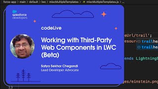 codeLive Working with ThirdParty Web Components in LWC Beta [upl. by Ricardo634]