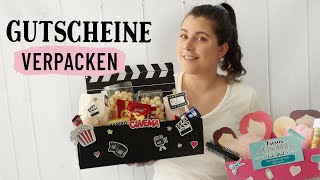 Gutschein verpacken – lustige und kreative Ideen für Geschenkgutscheine 💌 [upl. by Lawlor647]