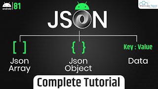 What is JSON Response JSON Array JSON Object KeyValue  DATA  Android JSON Tutorial [upl. by Serle]