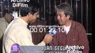 DiFilm  Juan Segundo Stegman con el Cantante Donald 1993 [upl. by Gaylene600]