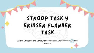 Stroop Task y Eriksen Flanker Task [upl. by Elagibba894]