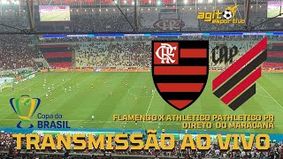 AO VIVO FLAMENGO X ATHLETICOPR DIRETO DO ESTÁDIO KLEBER ANDRADE  BRASILEIRÃO 2023 [upl. by Darcie]