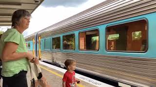 Xpt at wingham ￼ railway station nsw [upl. by Niarbo]